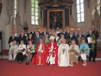 Kiriku poolt 2009. aastal tunnustatud koos peapiiskop Andres Põderi, emeriitpeapiiskop Kuno Pajula ja piiskop Einar Soonega ühispildil.