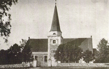 Kanepi Jaani kirik enne 1893. aastat. Koguduse arhiiv