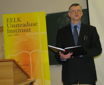 Teaduskonverentsi avasõnad ütles usuteaduse instituudi rektor Randar Tasmuth. Tiiu Pikkur