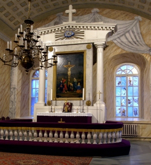 Aasta ime: Kuressaare Laurentiuse remondijärgus kiriku uueilmeline altariruum. Foto: Peeter Säre