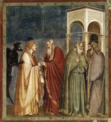 Giotto di Bondone. Juudas reedab. 1304–1306. Arena kabel, Padua. Repro