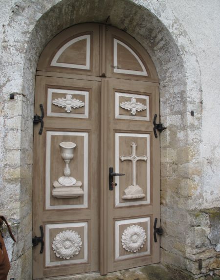 Hanila kiriku uks. 4 x Liina Raudvassar